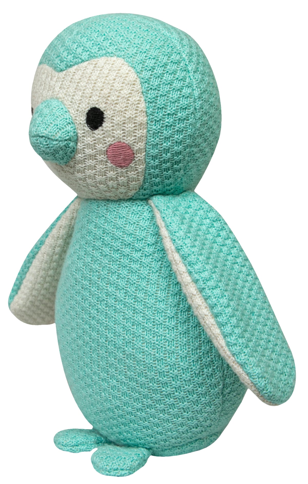 Pomme Cotton Knitted Sweet Penguin (Aqua Blue)