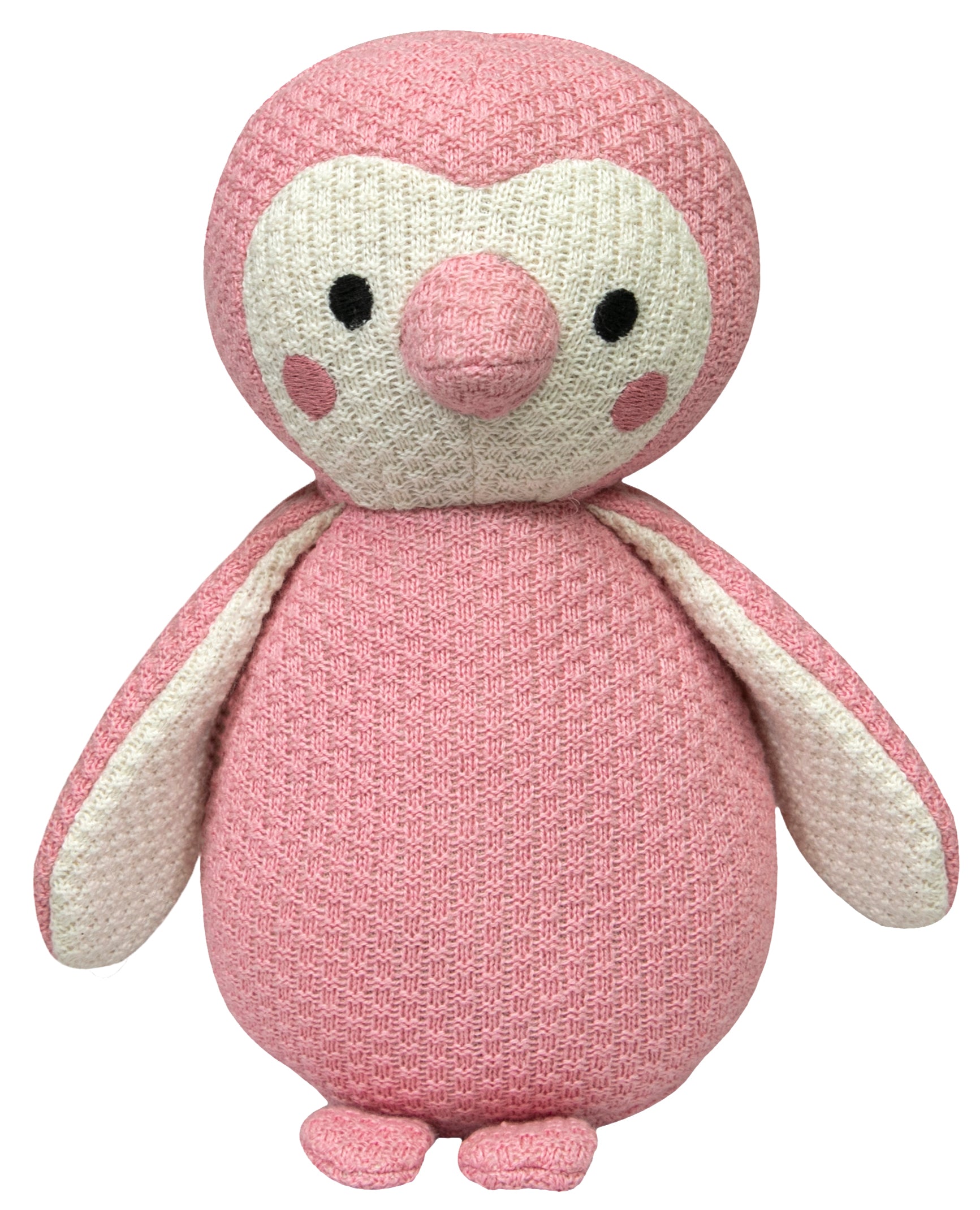 Knitted Penguin Soft Toy Pink