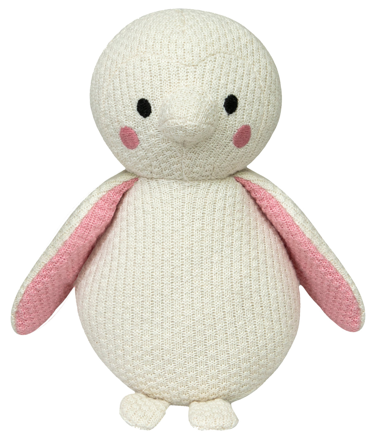 Pomme Cotton Knitted Penguin (Ivory)