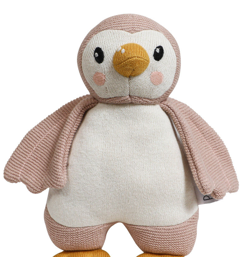 Knitted Penguin Soft Toy