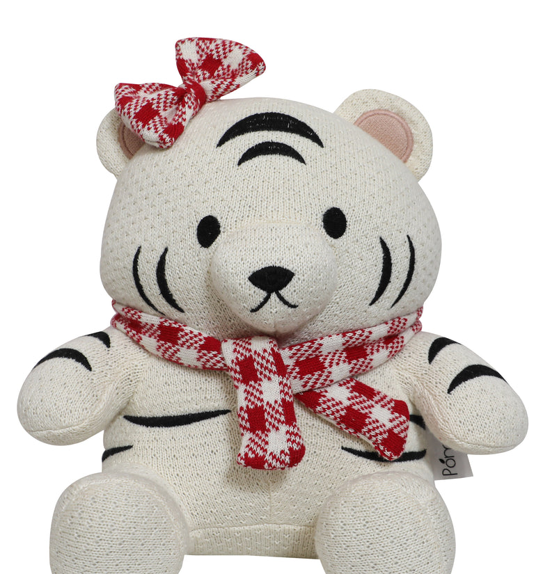 Knitted Tiger Soft Toy