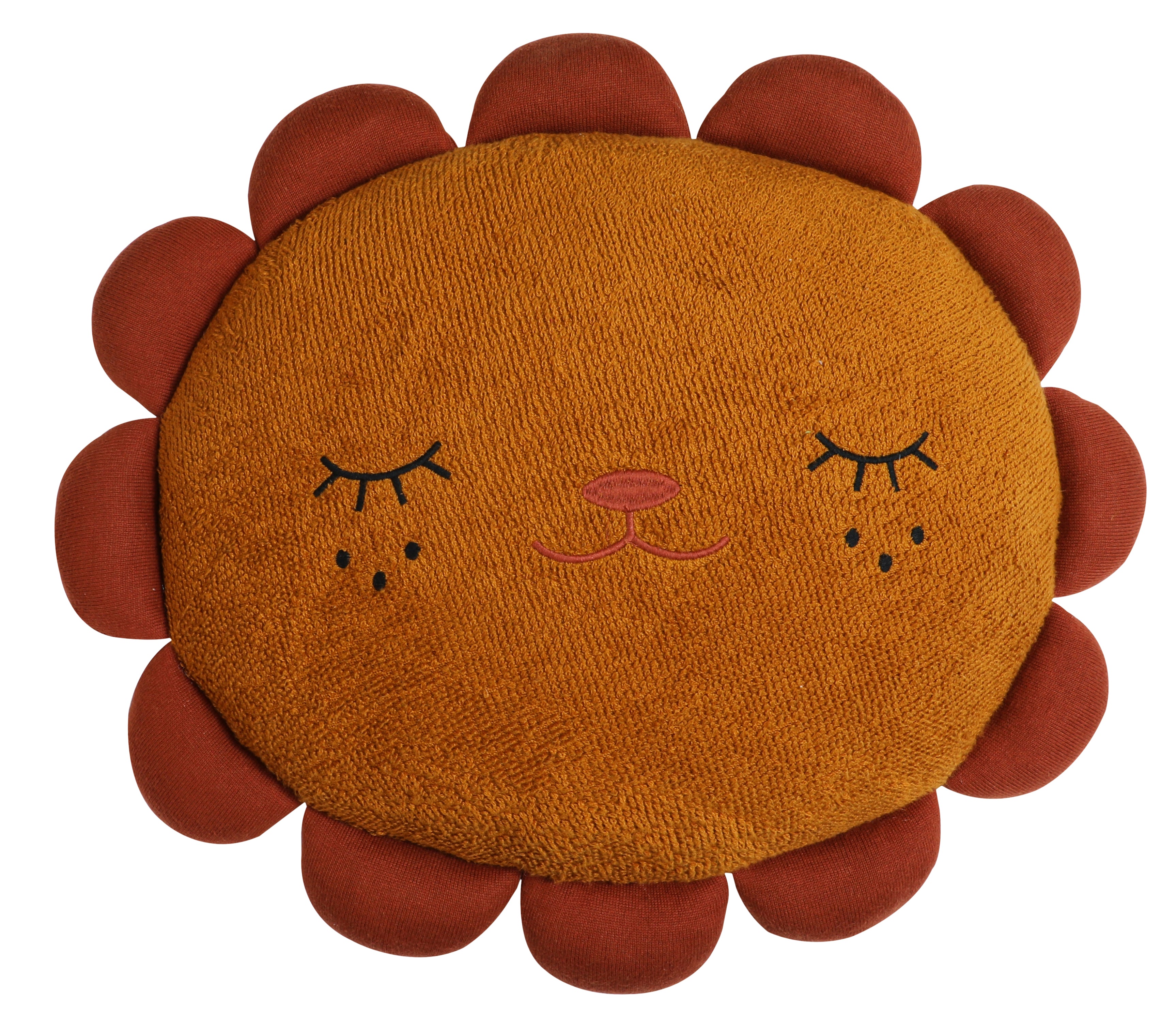 Knitted Soft Sun Flower Cushion
