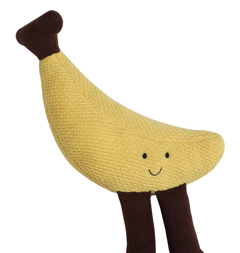 Knitted Banana Soft Toy