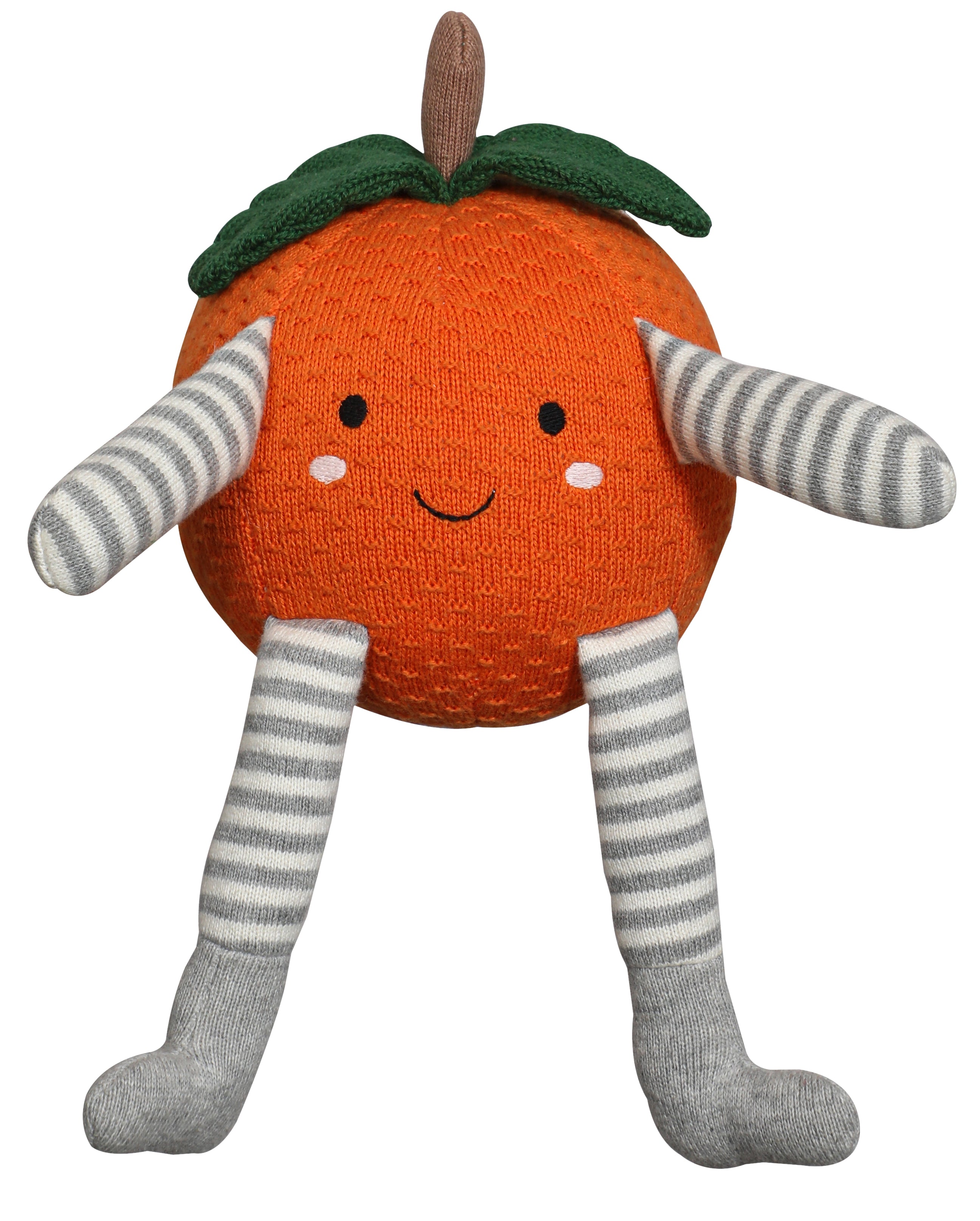 Knitted Orange Shape Soft Toy