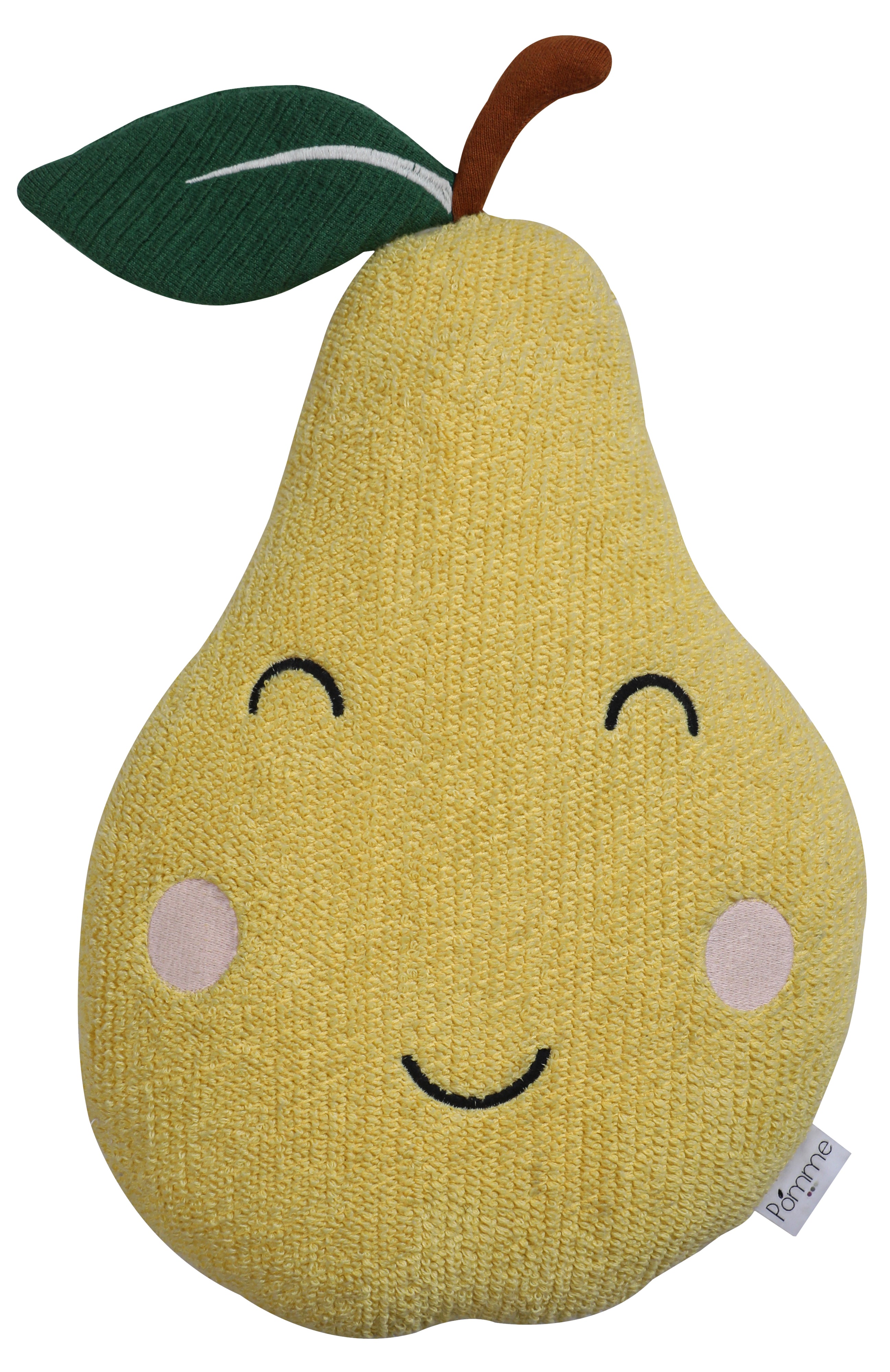 Knitted Soft Pear Shape Cushion Aurora