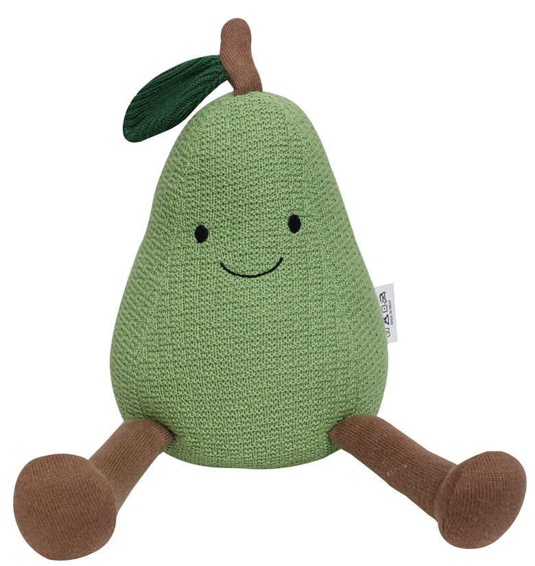 Knitted Pear Shape Soft Toy