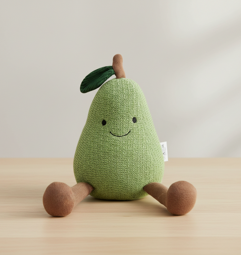 Pomme Cotton Knitted Happy Pear