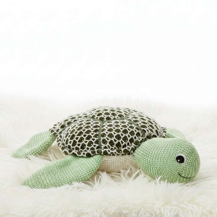 Pomme Cotton Knitted Tortoise (Jade Lime)