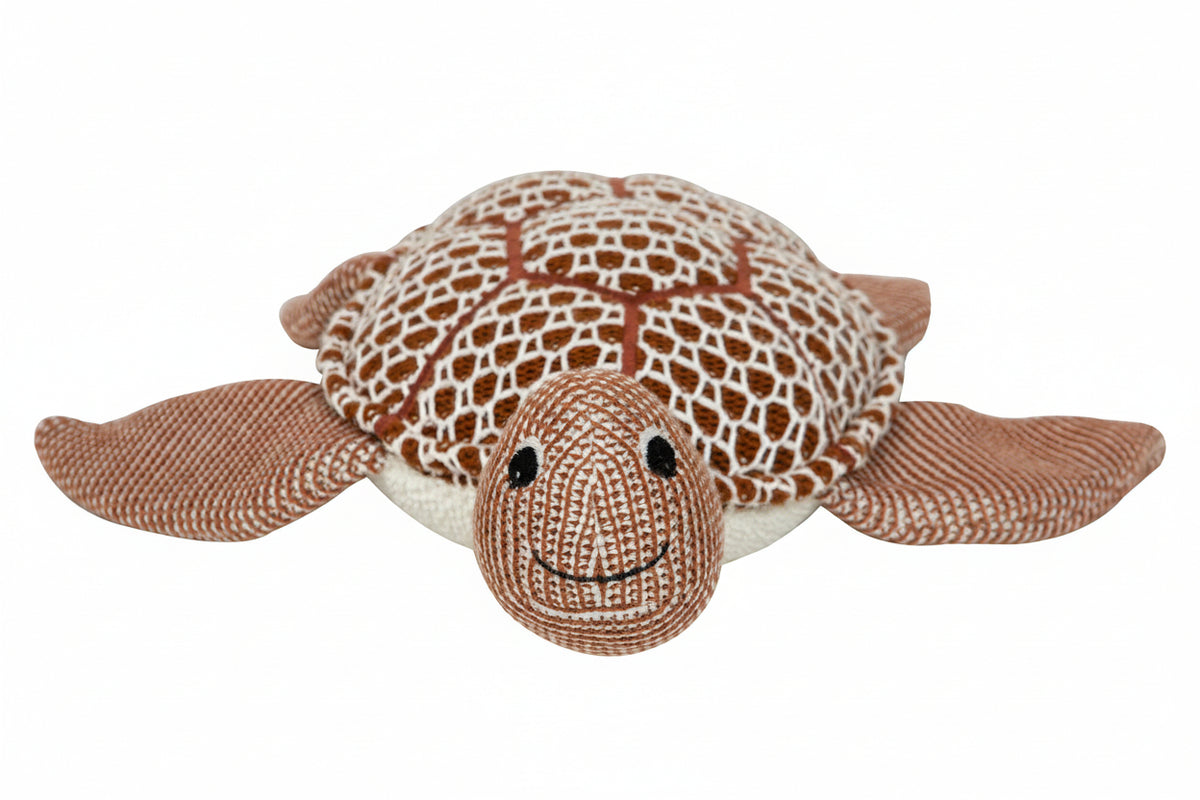 Pomme Cotton Knitted Tortoise (Amber Brown)