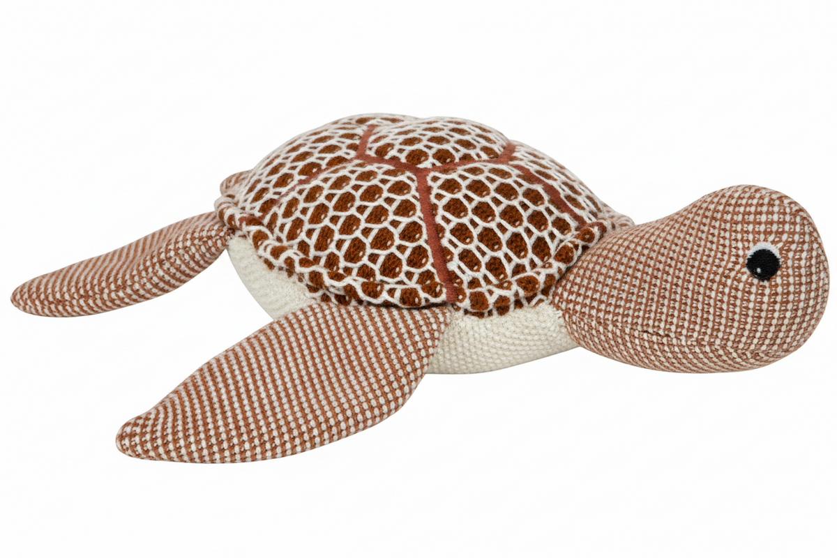 Pomme Cotton Knitted Tortoise (Amber Brown)