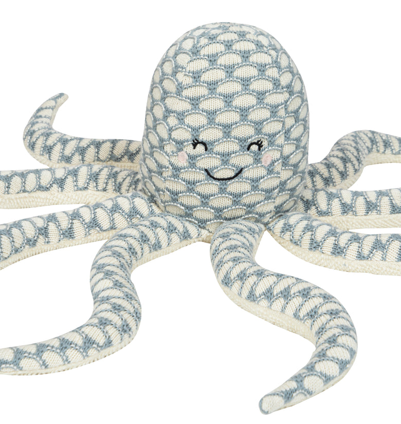 Knitted Octopus Soft Toy