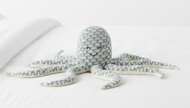 Pomme Cotton Knitted Soft Octopus