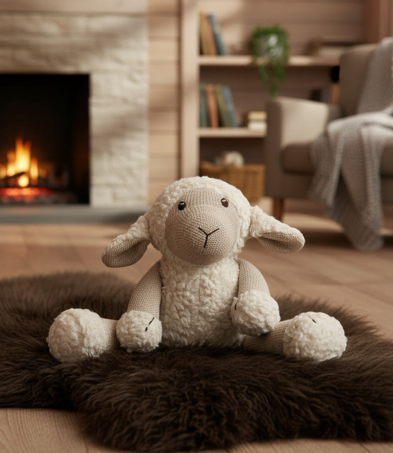 Pomme Soft Knitted Baby Sheep