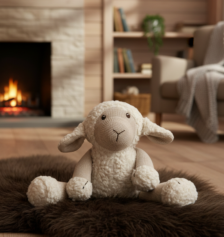 Pomme Soft Knitted Baby Sheep