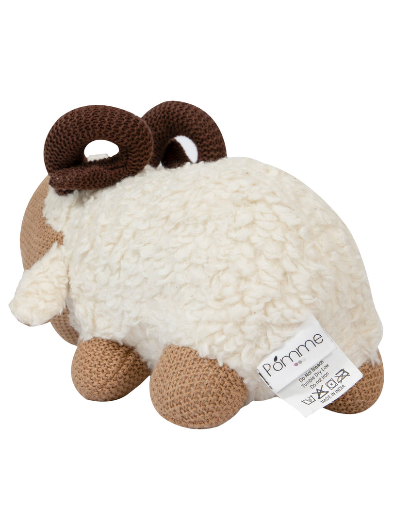 Knitted Soft Toy cute Horn Sheep