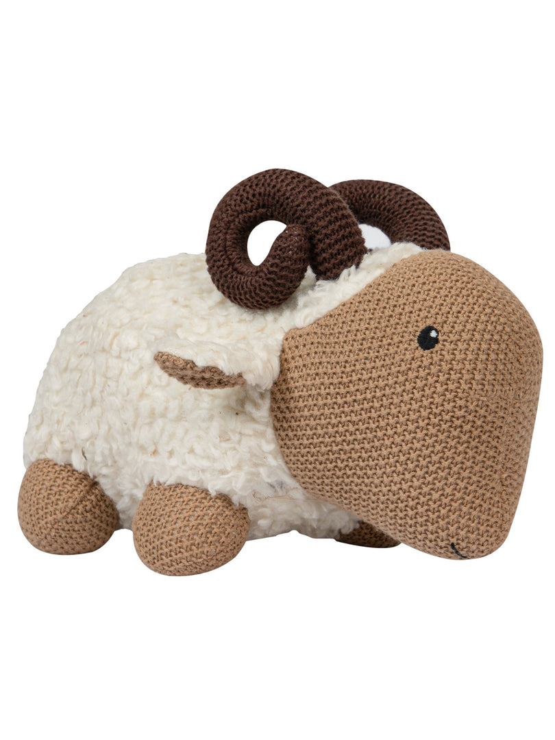 Knitted Soft Toy cute Horn Sheep