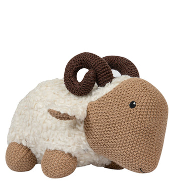 Knitted Soft Toy cute Horn Sheep