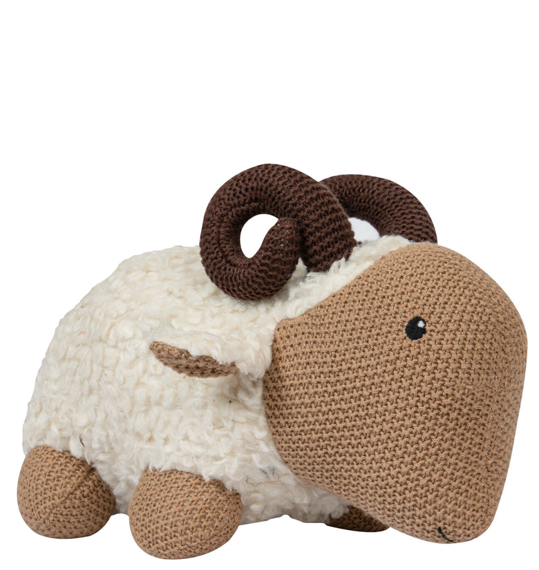 Knitted Soft Toy cute Horn Sheep