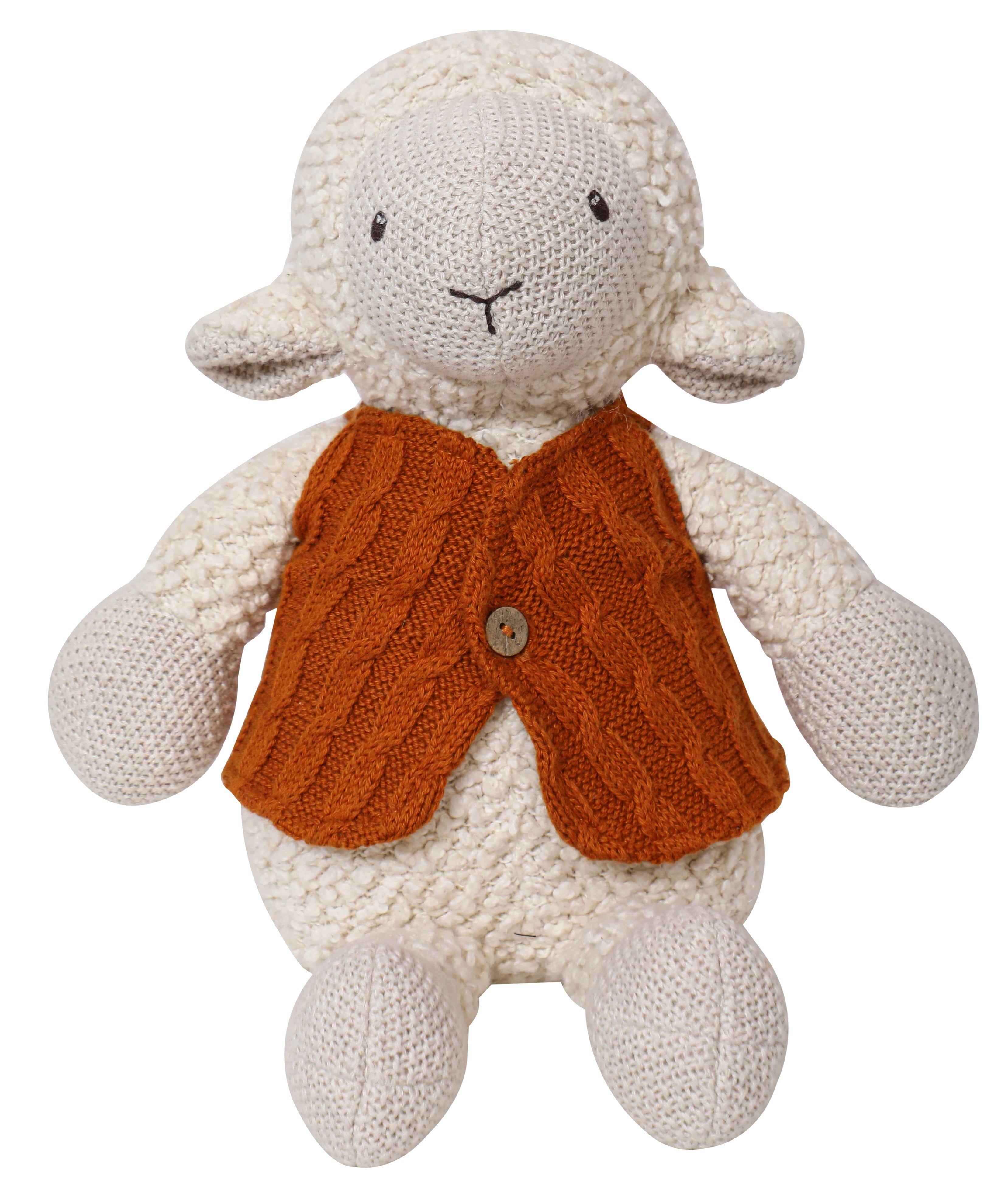 Knitted Sheep Soft Toy