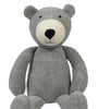Knitted Soft Toy Grey Bear