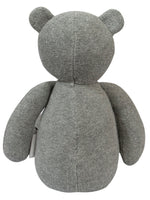 Load image into Gallery viewer, Knitted Soft Toy Grey Bear