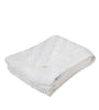 Ivory Twisted pattern Knitted Cotton Throw