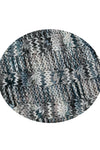 Knitted Grey Beige Space Dye Texture Knit Throw