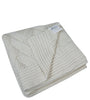 Knitted Basket Knit Ivory Chunky Knit Luxry Throw