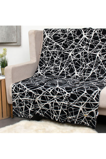Knitted Scattered Pattern Throw