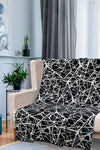 Knitted Scattered Pattern Throw