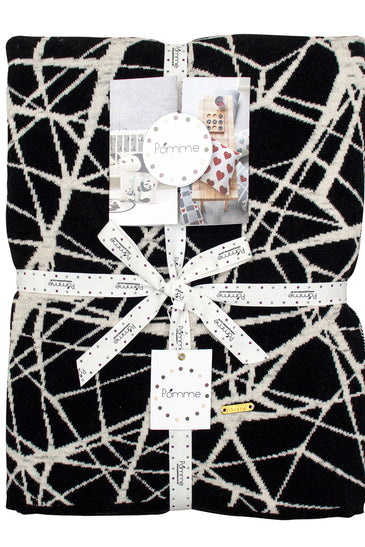 Knitted Scattered Pattern Throw