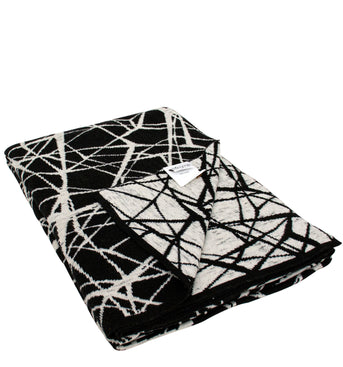Knitted Scattered Pattern Throw