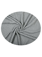 Load image into Gallery viewer, Knitted Grey Melange With Ivory 3D Quilted Throw