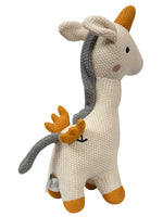 Load image into Gallery viewer, Knitted Soft Toy wing unicorn