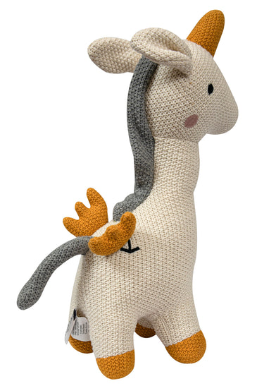 Knitted Soft Toy wing unicorn