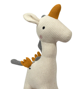 Knitted Soft Toy wing unicorn