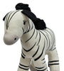 Knitted Soft Toy Plane Knit Ivory Zebra