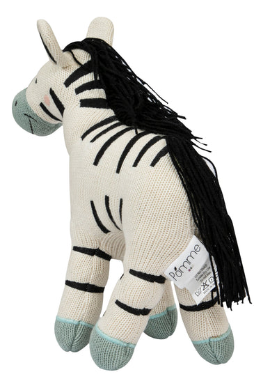 Knitted Soft Toy Moss Knit Zebra