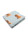 Light Blue Lion Knitted Baby Blanket