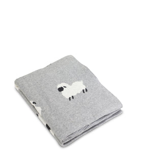 Cute Sheep Pattern Knitted Baby Blanket