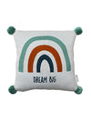 Sweet Dreams Rainbow Knitted Baby Cushion Cover