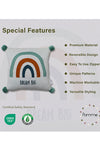 Sweet Dreams Rainbow Knitted Baby Cushion Cover
