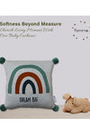 Sweet Dreams Rainbow Knitted Baby Cushion Cover