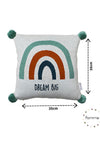 Sweet Dreams Rainbow Knitted Baby Cushion Cover