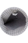 Cotton knitted Winter Cap For Women -- Med Grey