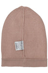 Cotton knitted Winter Cap For Women Light Pink and Sequence Stone