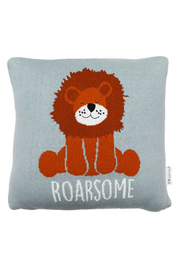 Roarsome Knitted Baby Cushion Cover