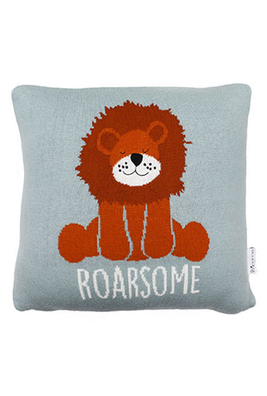 Roarsome Knitted Baby Cushion Cover