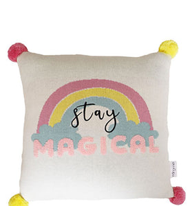 Stay Magical Knitted Baby Cushion Cover