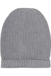Cotton knitted Winter Cap For Women -- Med Grey